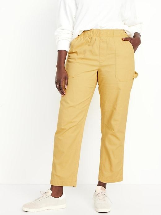 High-Waisted Pulla Utility Pants Product Image