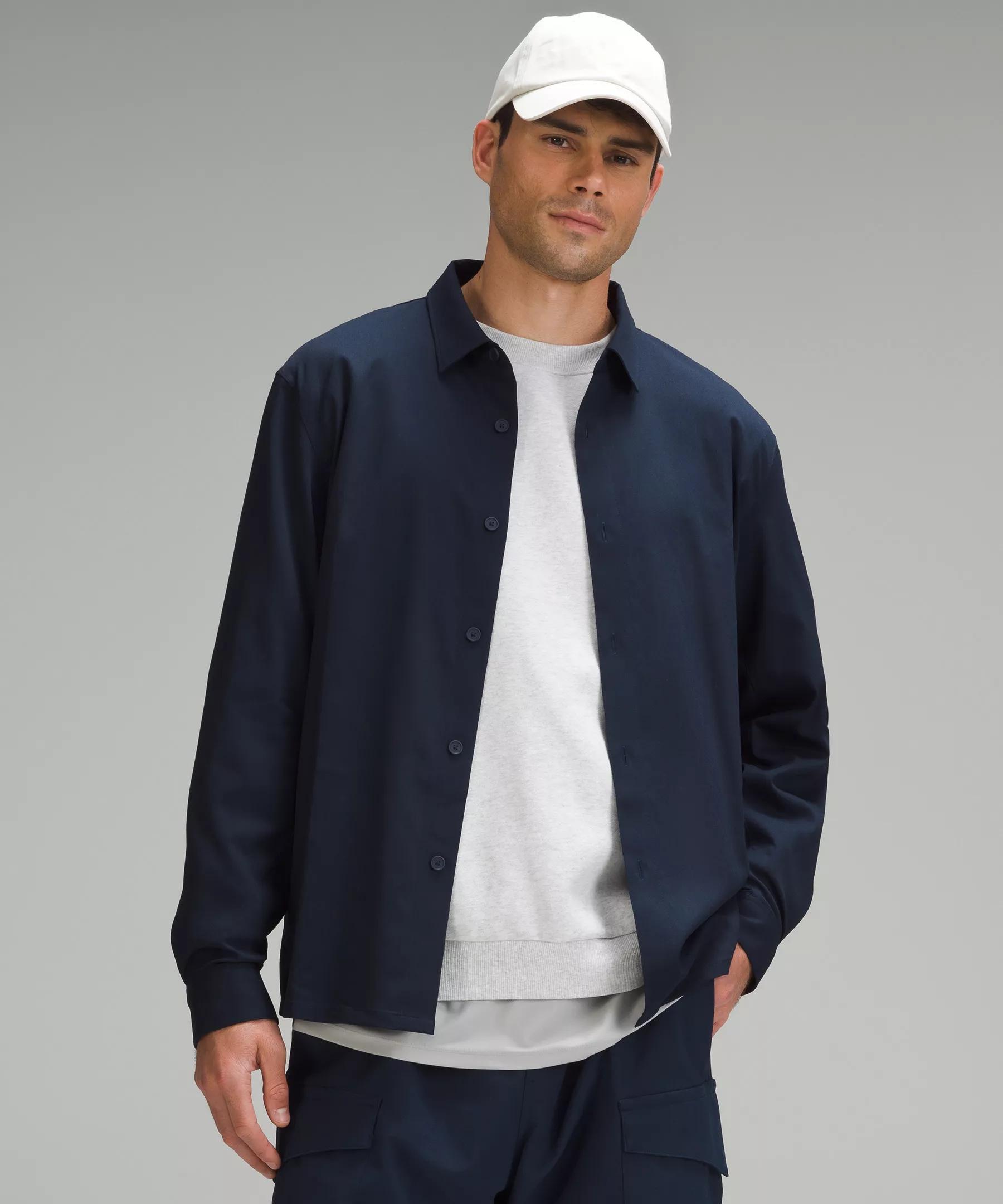 Relaxed-Fit Long-Sleeve Button-Up Product Image