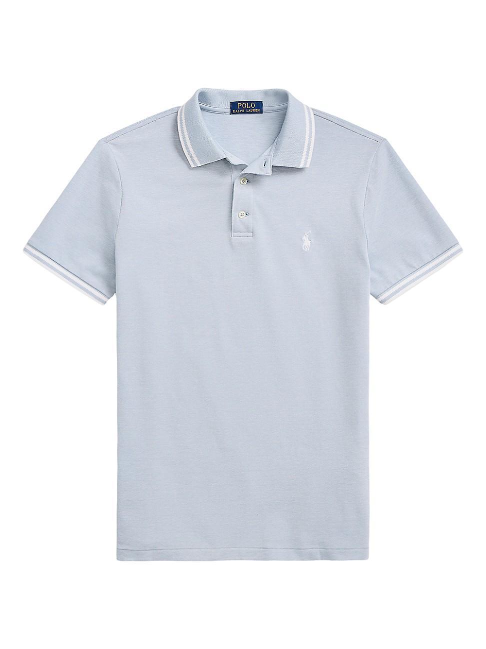 Mens Stretch-Mesh Polo Shirt Product Image