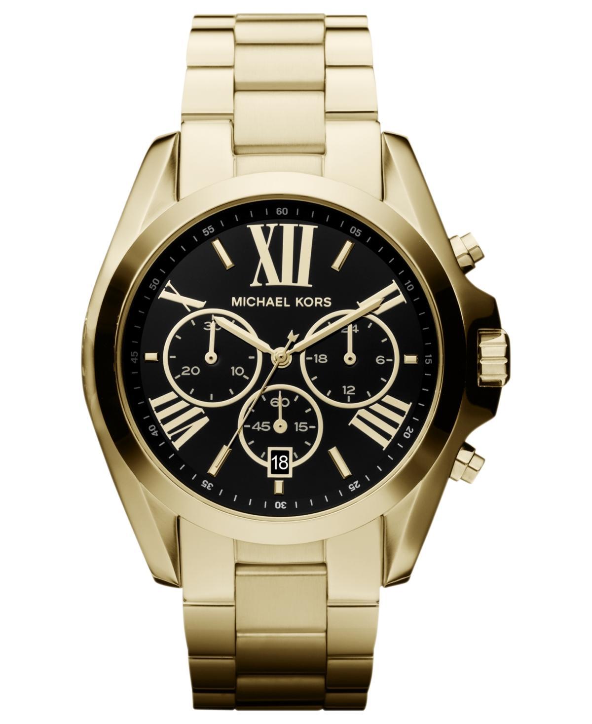 Oversized Pavé Logo -Tone Watch Product Image