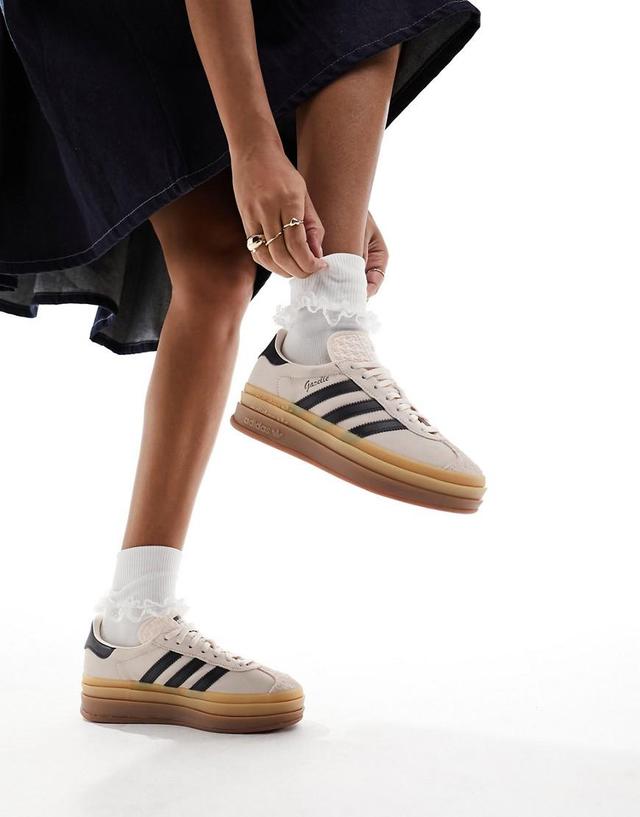 Womens adidas Gazelle Bold Athletic Shoe Monochrome Product Image