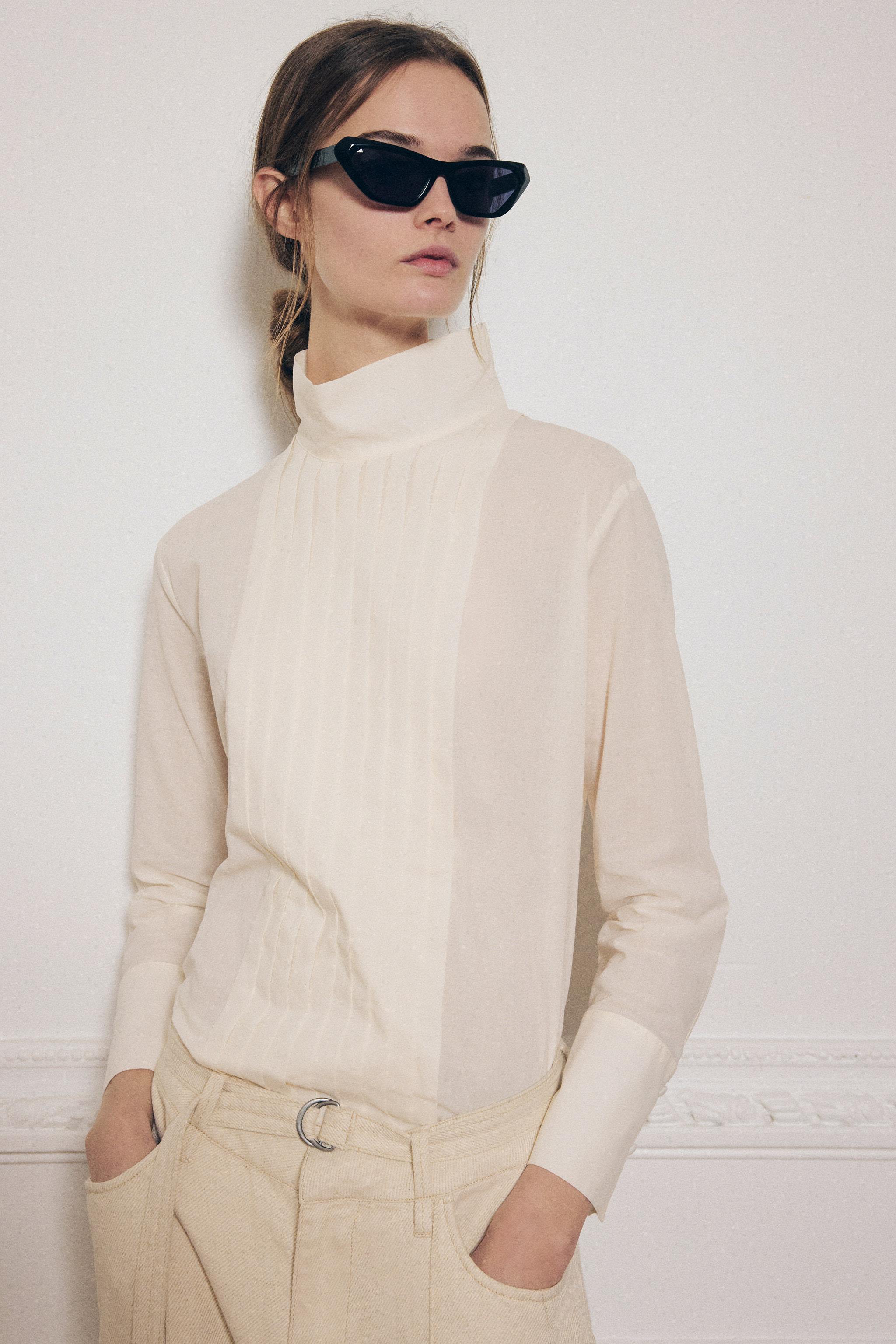 PLEATED BLOUSE ZW COLLECTION Product Image