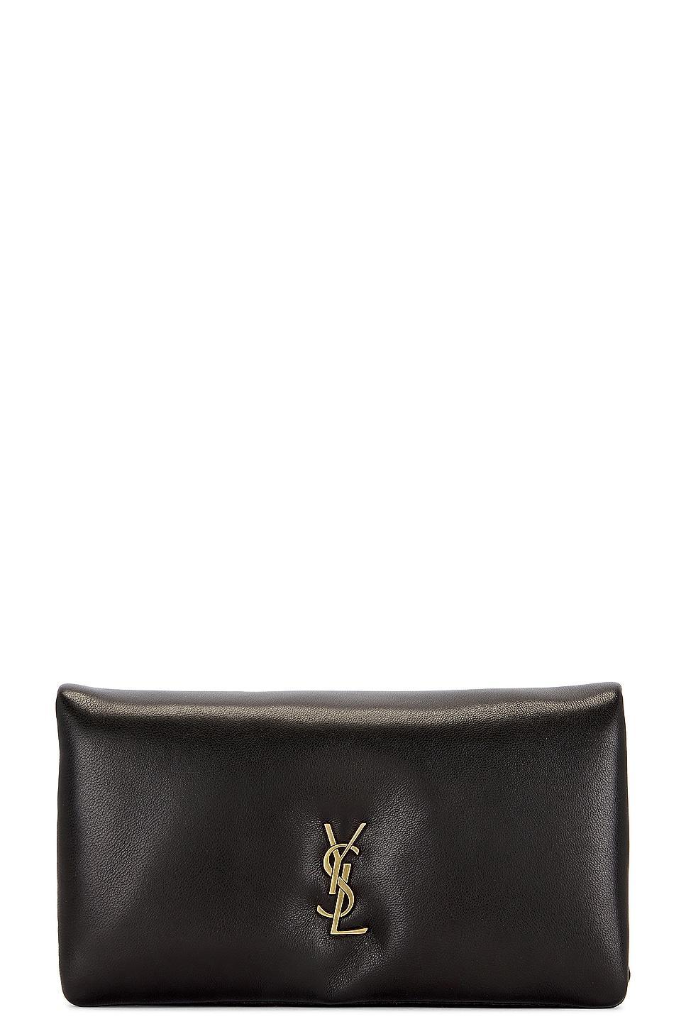 Saint Laurent Calypso Large Bi-Fold Wallet Black.. Product Image