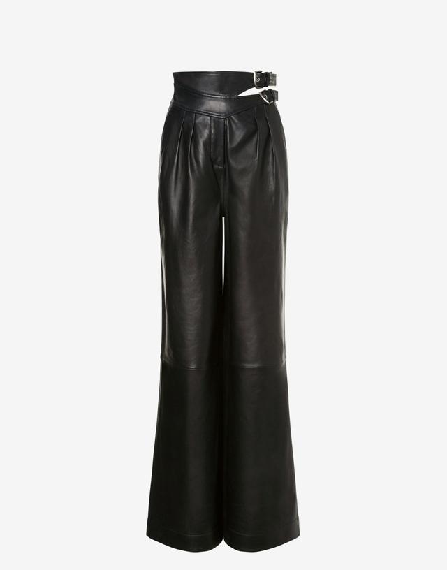 Glossy nappa leather trousers Product Image