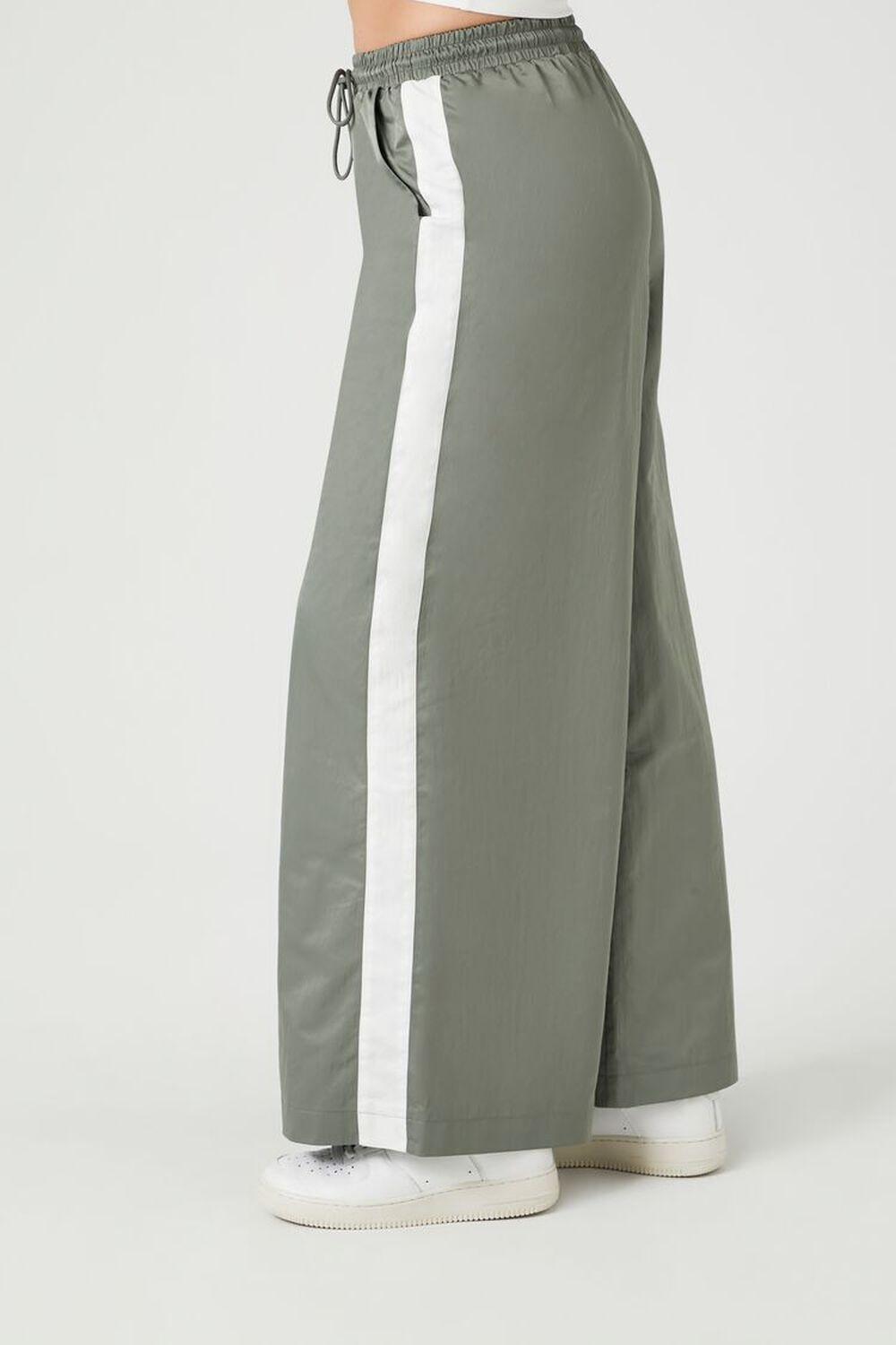 Side-Striped Wide-Leg Pants | Forever 21 Product Image