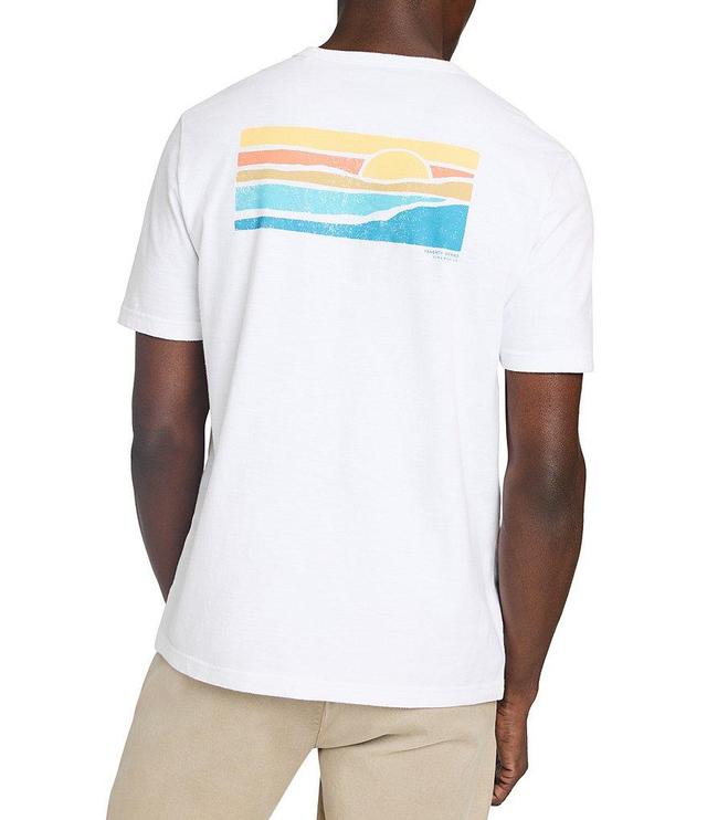 Faherty Sunwashed Ocean Scene Graphic Short Sleeve T-Shirt Product Image