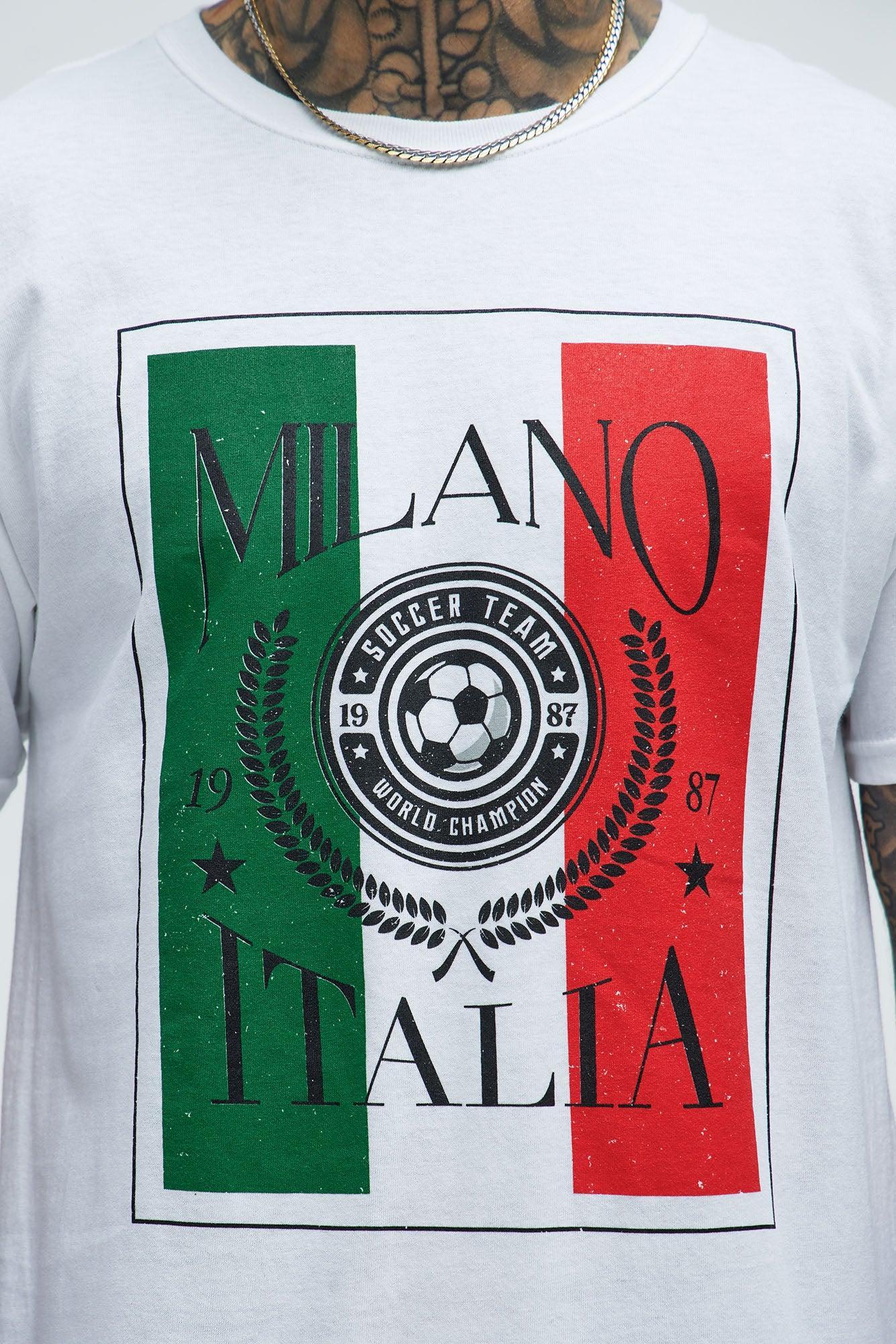 Milano Italia Short Sleeve Tee - White Product Image