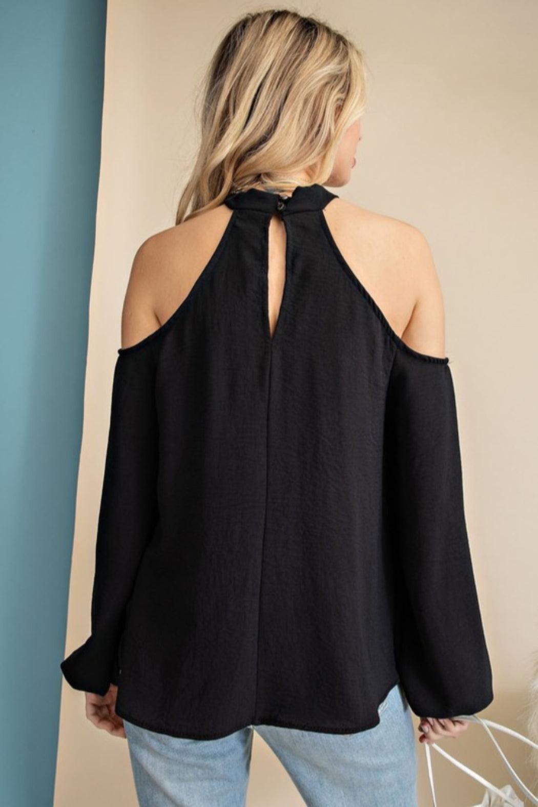 Criss Cross Bubble Sleeve Top Product Image