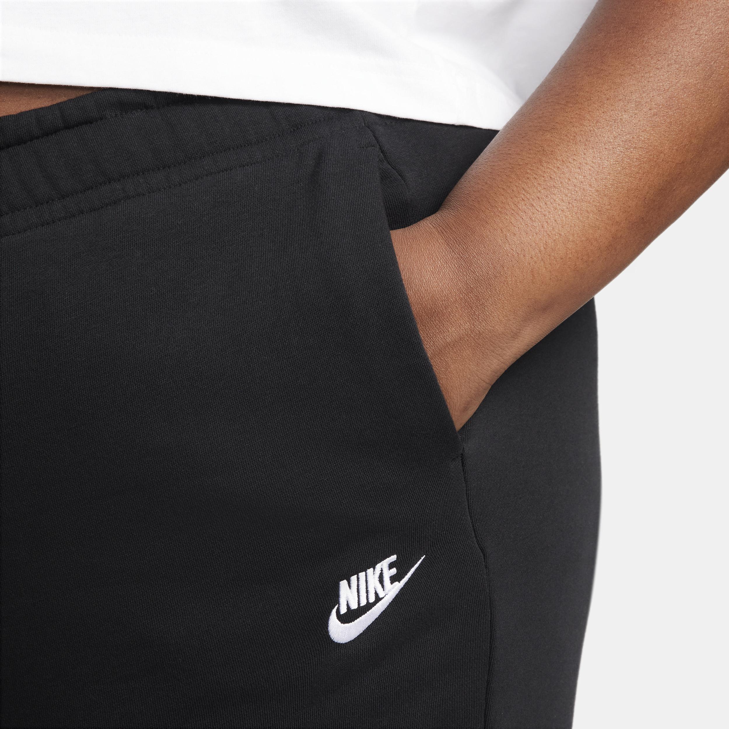 Womens Nike Sportswear Club Fleece Mid-Rise Wide-Leg Sweatpants (Plus Size) Product Image