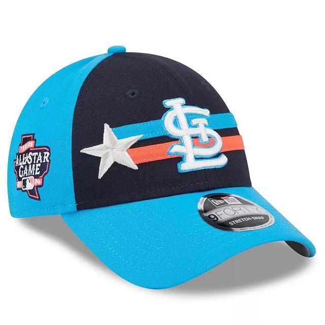 Mens New Era St. Louis Cardinals 2024 MLB All-Star Game 9FORTY Adjustable Hat, Blue Product Image