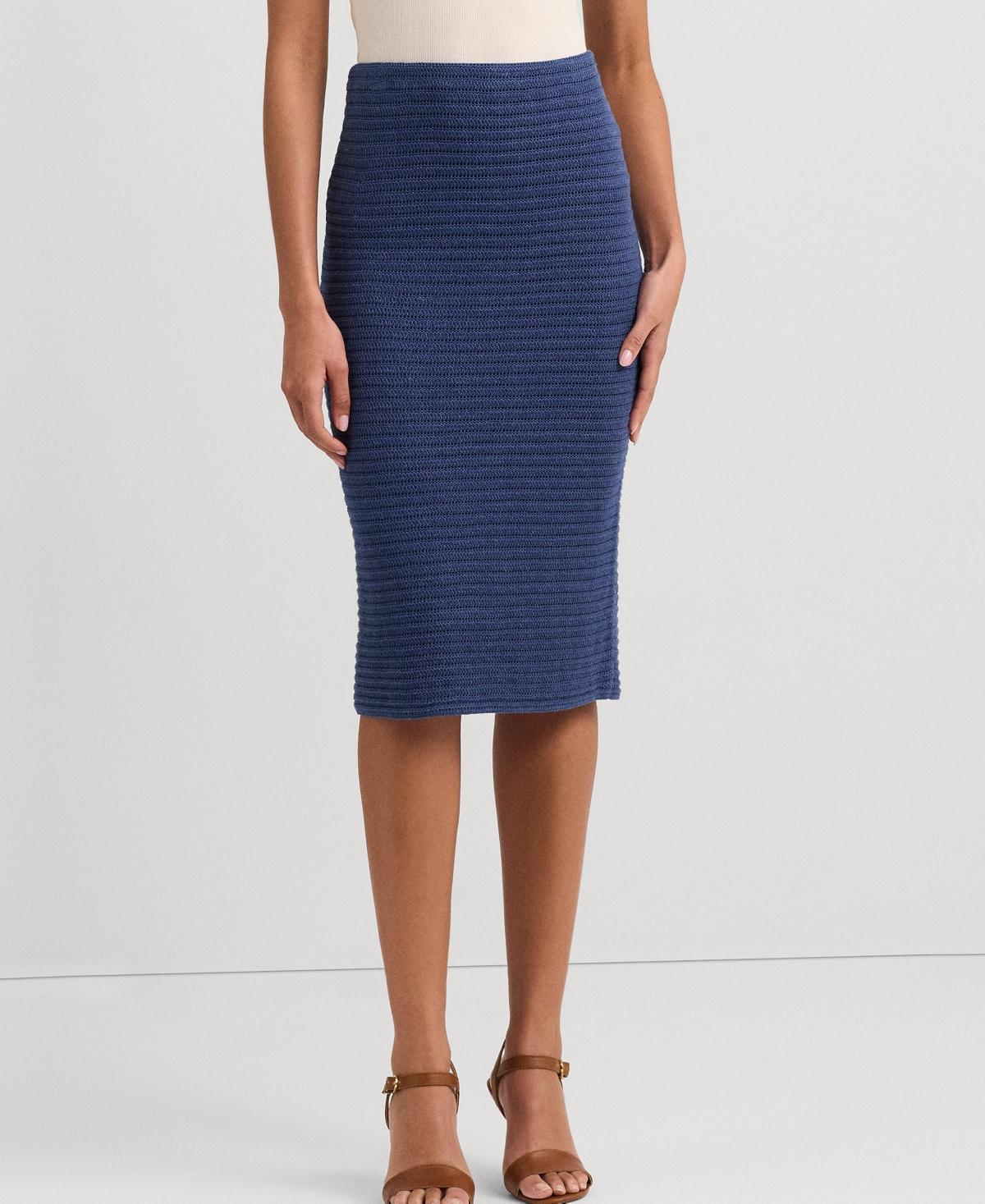 Lauren Ralph Lauren Womens Textured Pencil Skirt Product Image