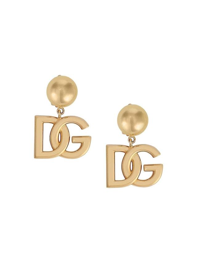 Womens DG Essentials Goldtone Drop Earrings Product Image