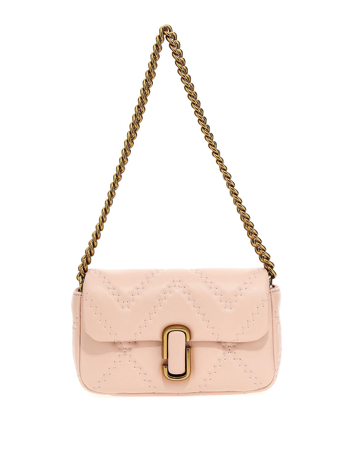 MARC JACOBS Logo Embroidered Bag In Light Pink Product Image