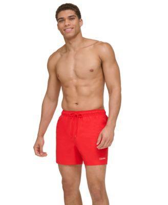 Calvin Klein Mens Modern Euro 5 Volley Swim Trunks Product Image