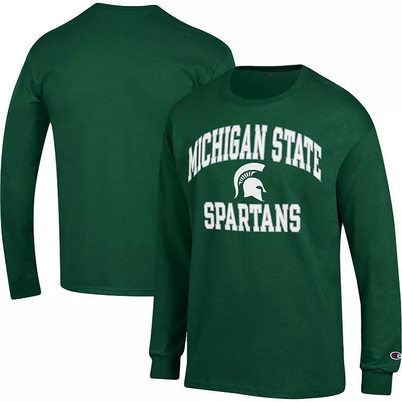 Mens Champion Michigan State Spartans High Motor Long Sleeve T-Shirt Product Image