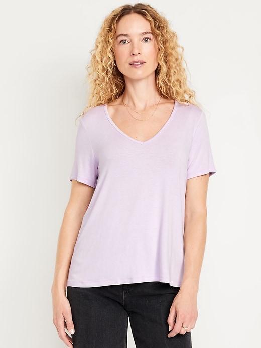 Luxe V-Neck T-Shirt Product Image