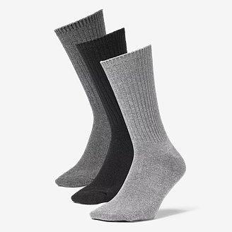 Men's Solid Crew Socks - 3 Pack Product Image