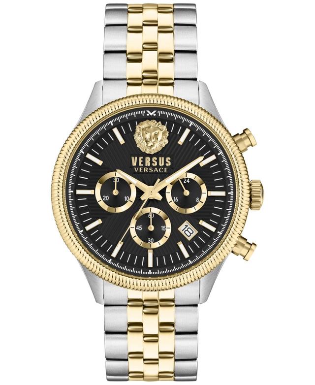 Versus Versace Mens Chronograph Colonne Ion Plated Stainless Steel Bracelet Watch 44mm Product Image