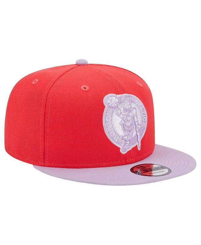 Mens New Era Red Boston Celtics 2-Tone Color Pack 9FIFTY Snapback Hat - Red Product Image