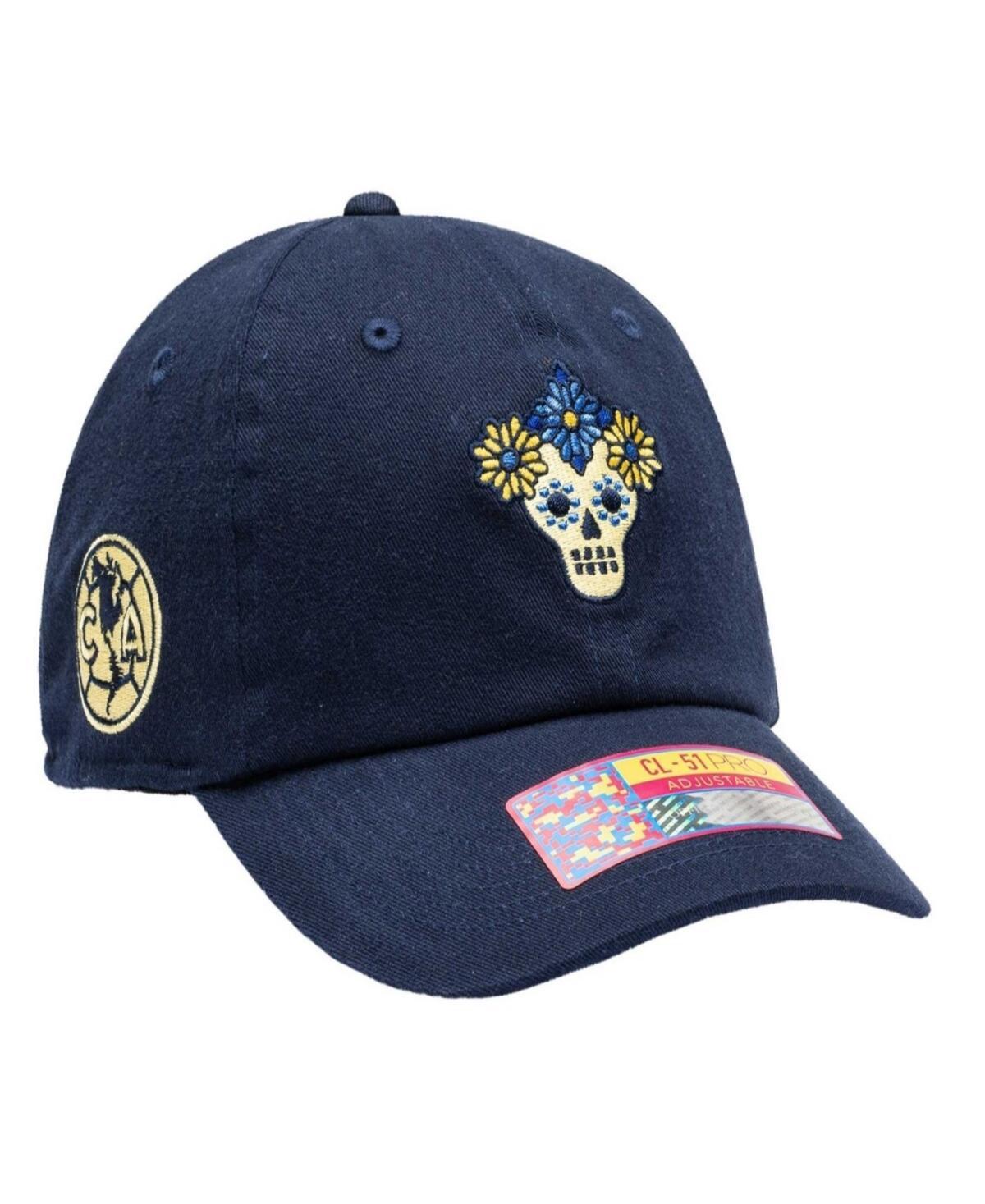 Fan Ink Mens Navy Club America Me Da Mi Calaverita Adjustable Hat Product Image