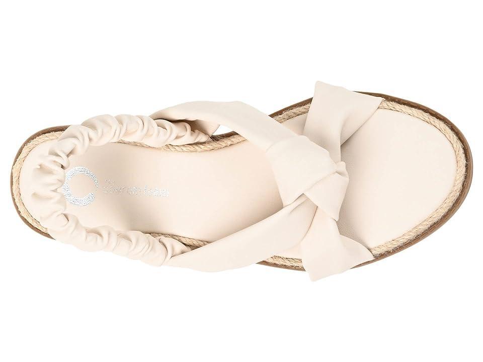 Journee Collection Kiandra Sandal (Ivory) Women's Sandals Product Image