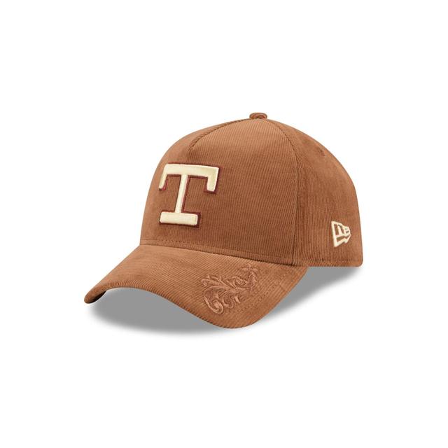 Texas Rangers Ornamental Cord 9FORTY A-Frame Snapback Hat Male Product Image