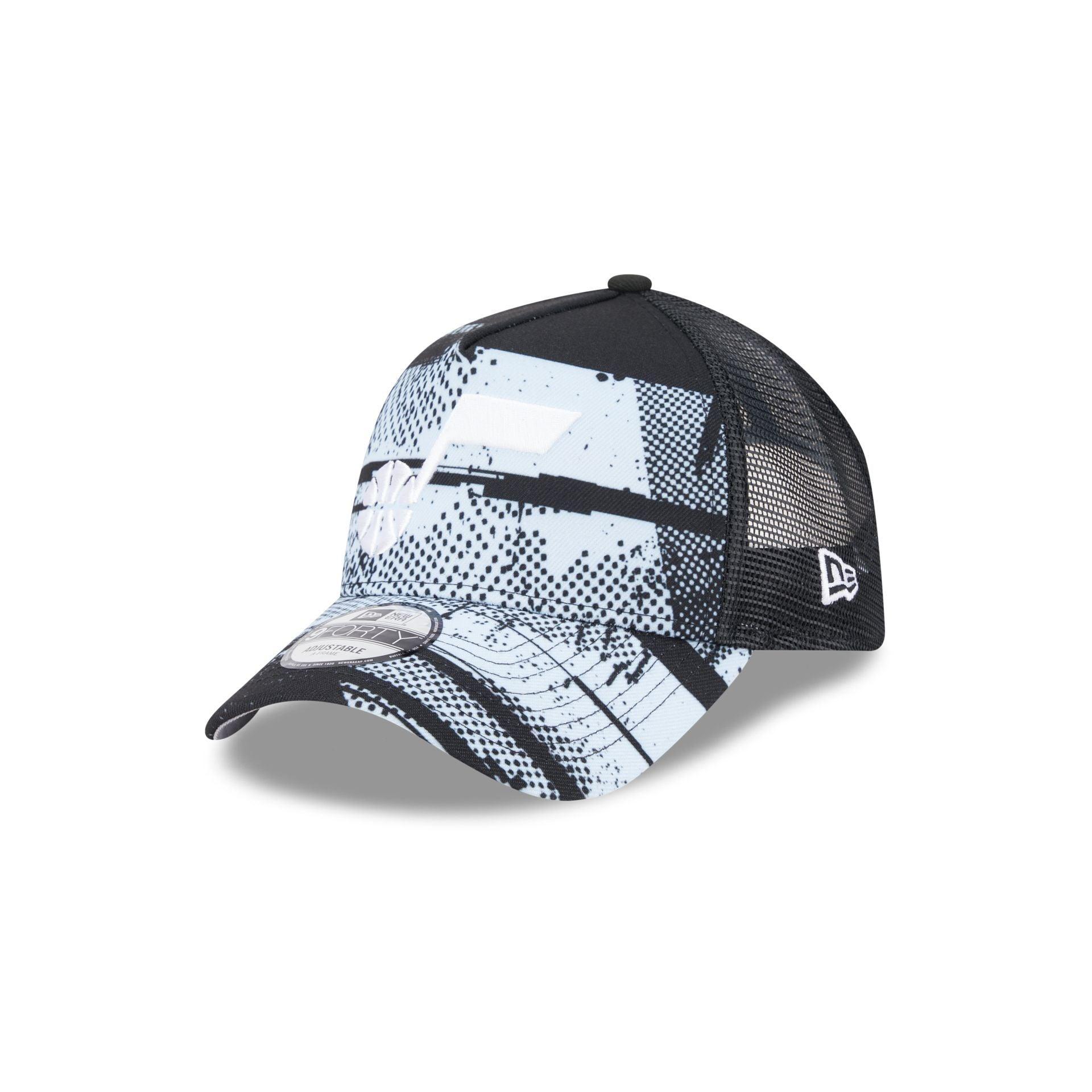 Utah Jazz 2024 Tip-Off 9FORTY A-Frame Trucker Hat Male Product Image