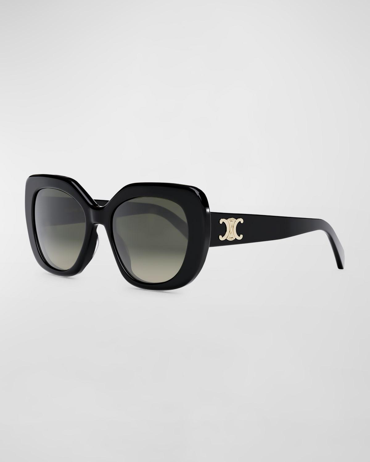 CELINE Triomphe 55mm Rectangular Sunglasses Product Image