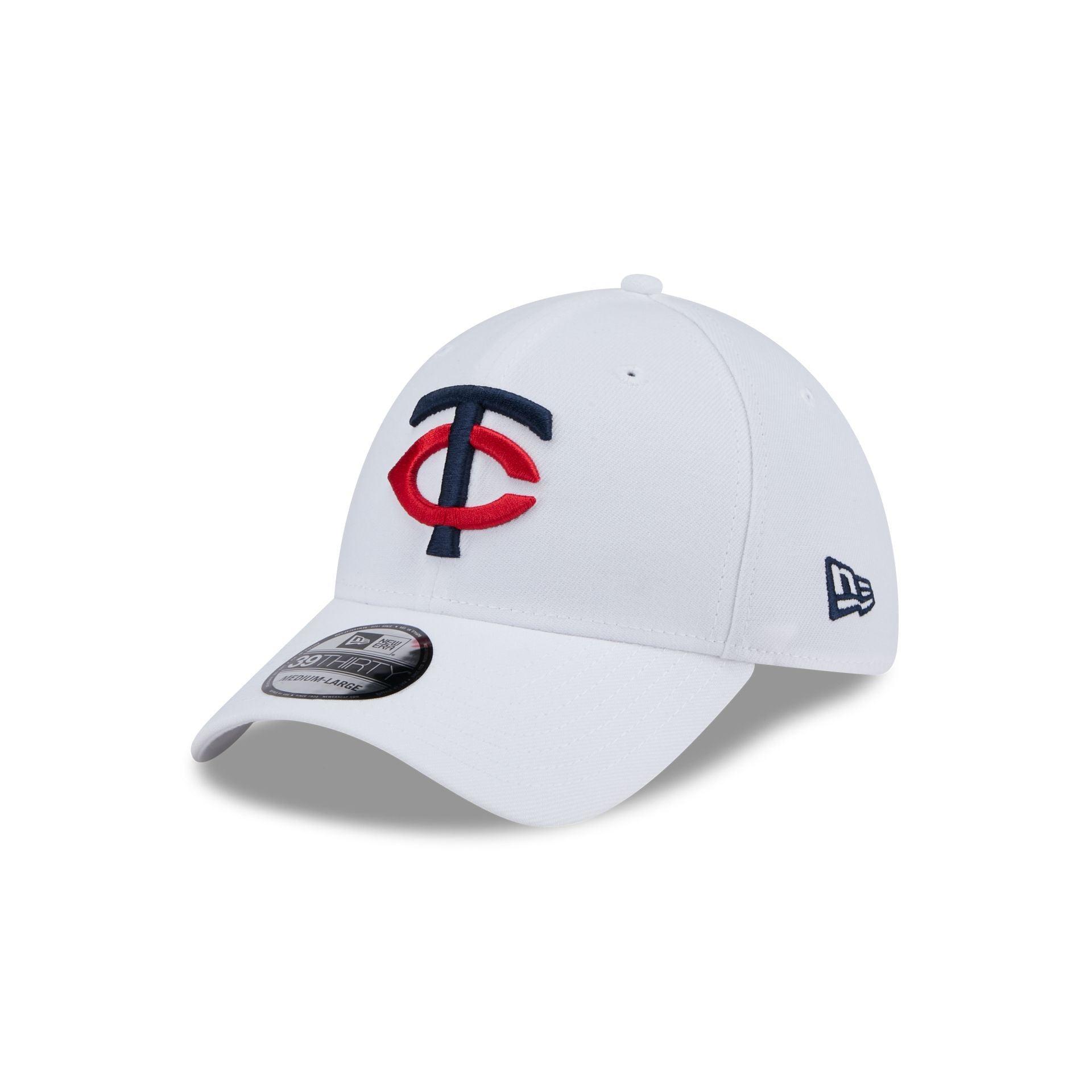 Minnesota Twins Optic White 39THIRTY Stretch Fit Hat Male Product Image