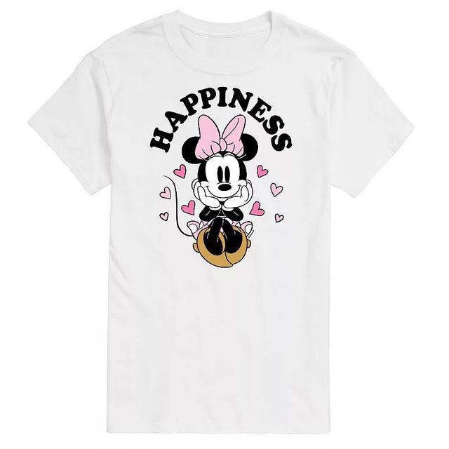 Disneys Minnie Mouse Big & Tall Happiness Graphic Tee, Mens Product Image