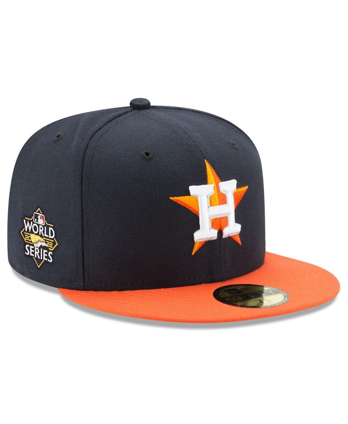 Mens New Era Navy Houston Astros 2022 World Series Side Patch 59FIFTY Fitted Hat - Navy Product Image