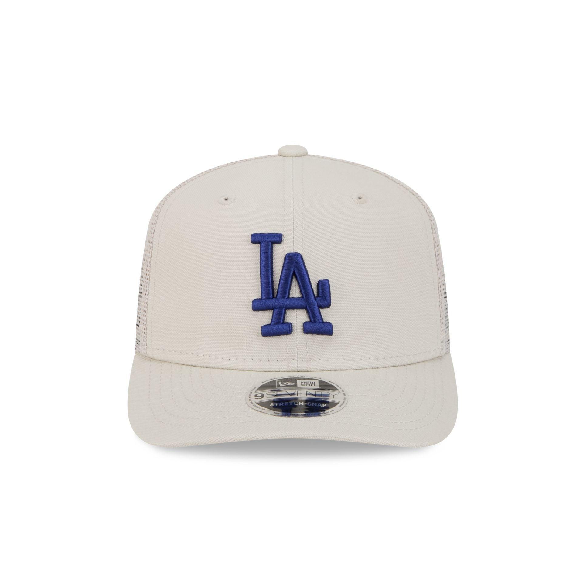 Los Angeles Dodgers Canvas 9SEVENTY Trucker Hat Male Product Image