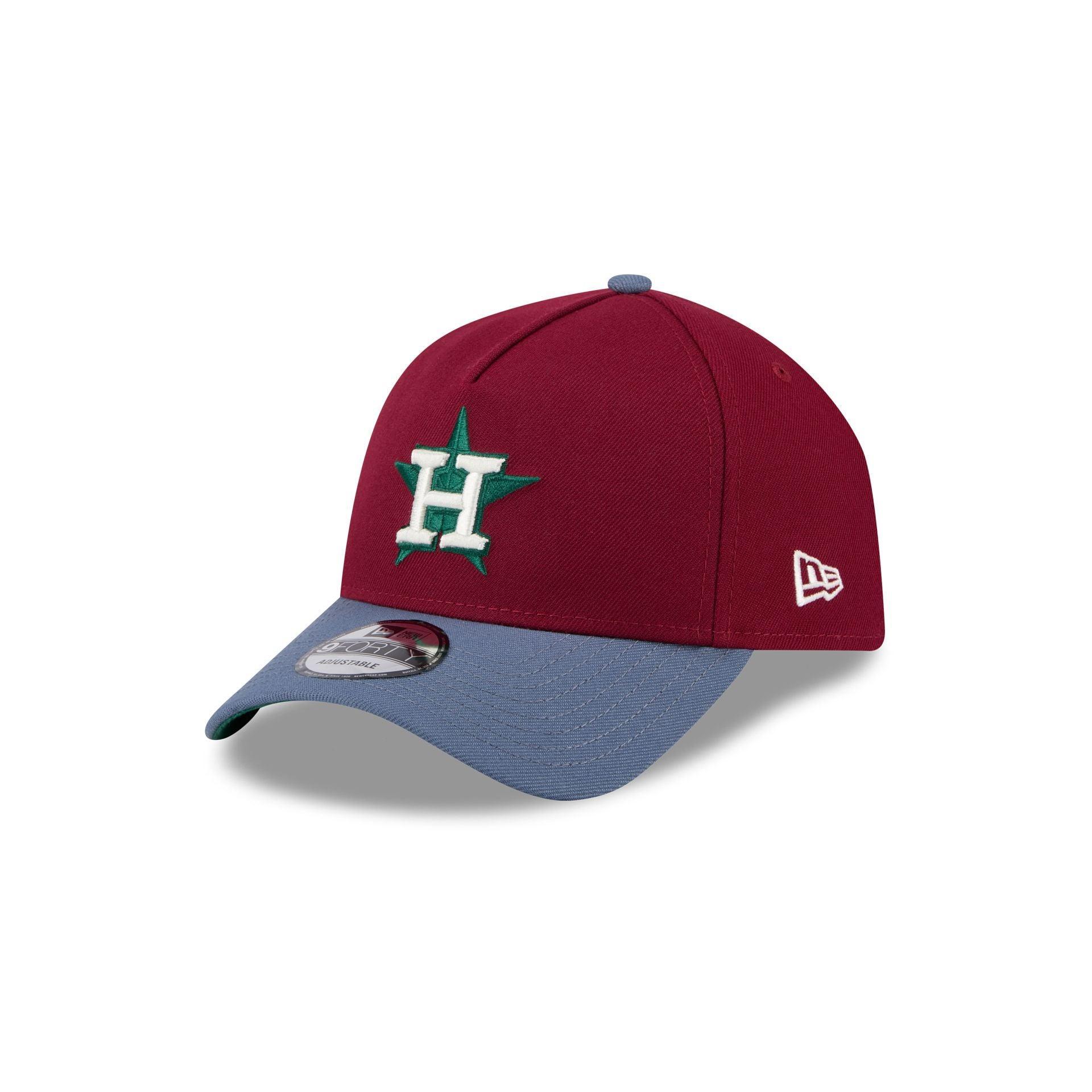 Houston Astros Cherry 9FORTY A-Frame Snapback Hat Male Product Image