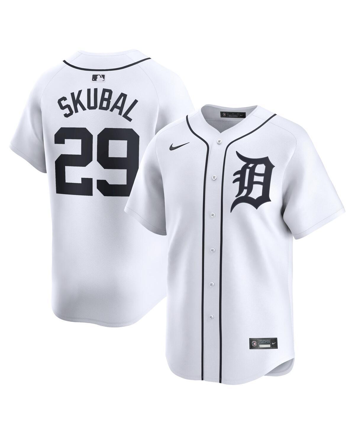 Mens Nike Tarik Skubal White Detroit Tigers Home Limited Player Jersey - White Product Image