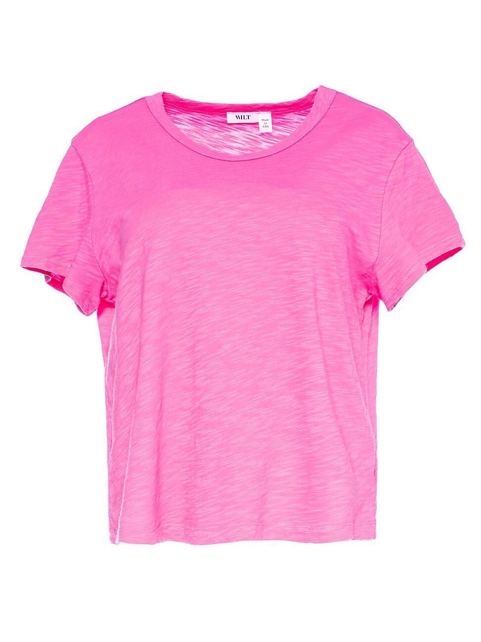 Womens Crop Boxy Short Sleeve Crew Tee Product Image