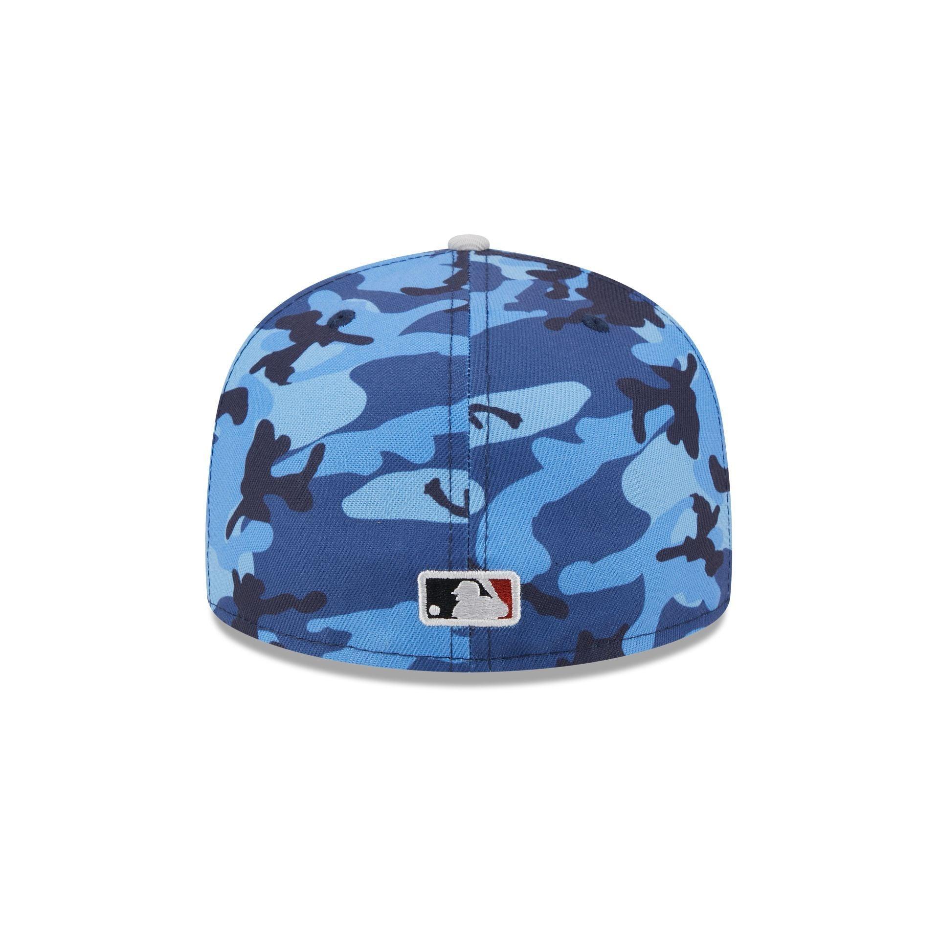 New York Yankees Blue Camo 59FIFTY Fitted Hat Male Product Image