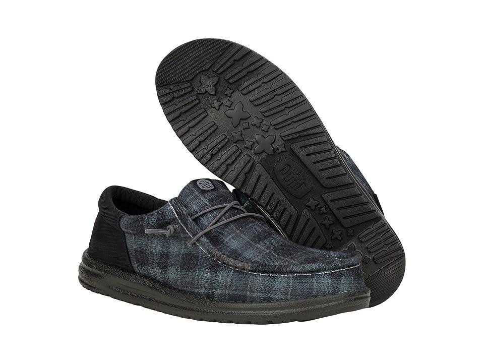 Hey Dude Wally Funk Waffle Plaid) Men's Lace-up Boots Product Image