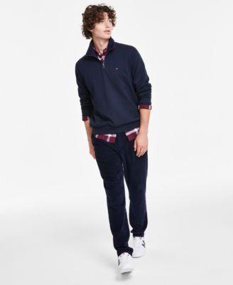 Tommy Hilfiger Home Mens Zip Sweatshirt Plaid Shirt Corduroy Pants Product Image