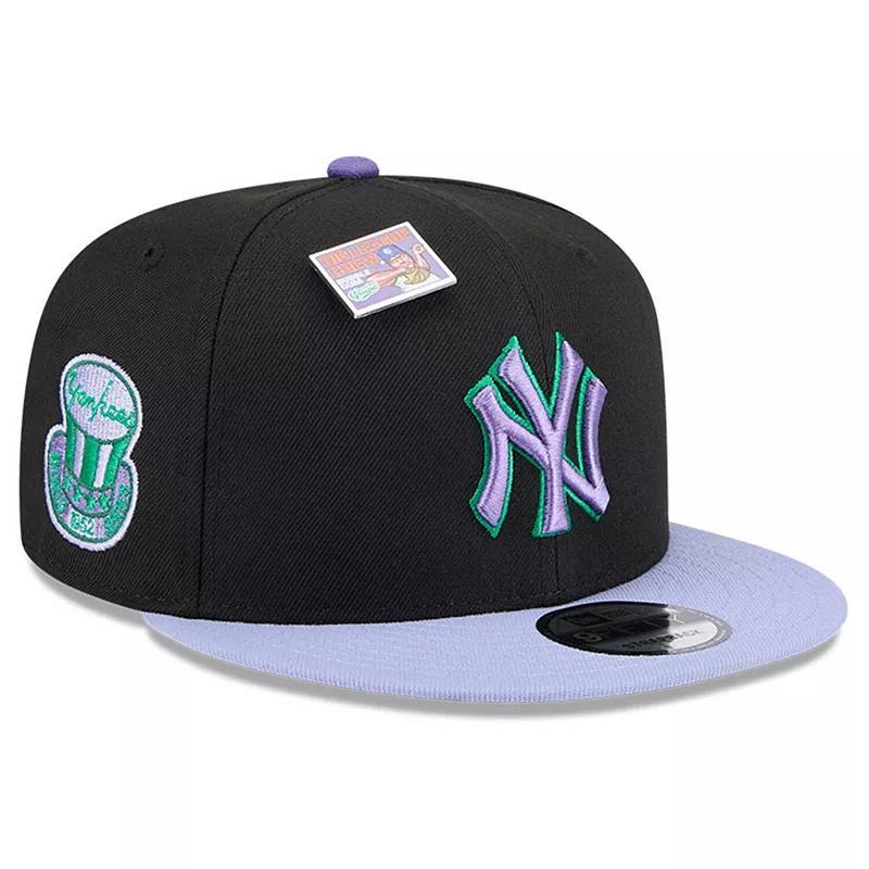 Mens New Era /Purple New York Yankees Grape Big League Chew Flavor Pack 9FIFTY Snapback Hat Product Image