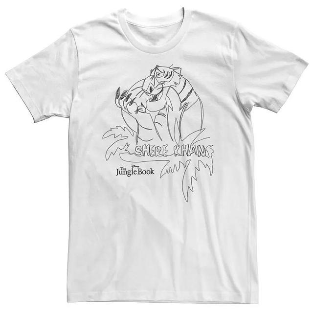 Big & Tall Disney The Jungle BookShere Khan Sketch Tee, Mens Product Image