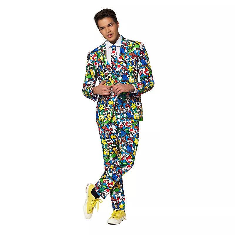 Mens OppoSuits Slim-Fit Novelty Suit & Tie Set Product Image