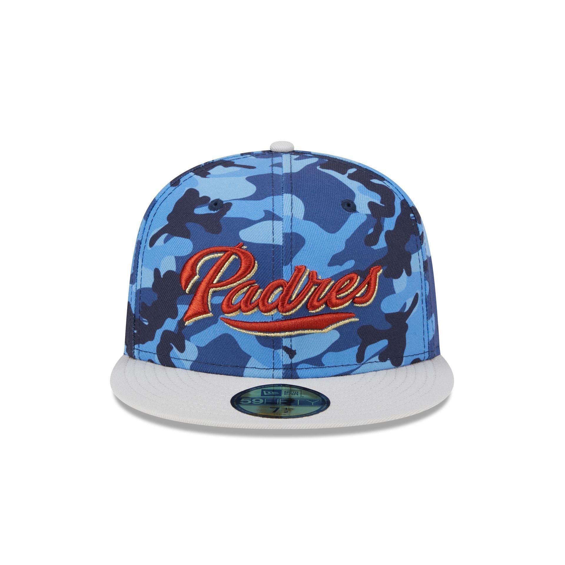 San Diego Padres Blue Camo 59FIFTY Fitted Hat Male Product Image