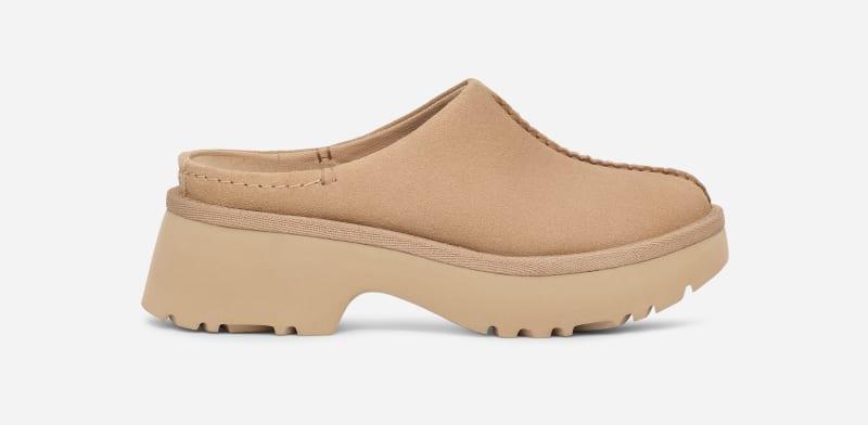 UGG Womens New Heights Clog Suede Shoes Product Image