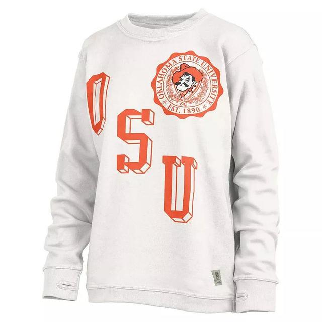 Womens Pressbox Oklahoma State Cowboys Shoreline Sundown Pullover Sweatshirt Product Image