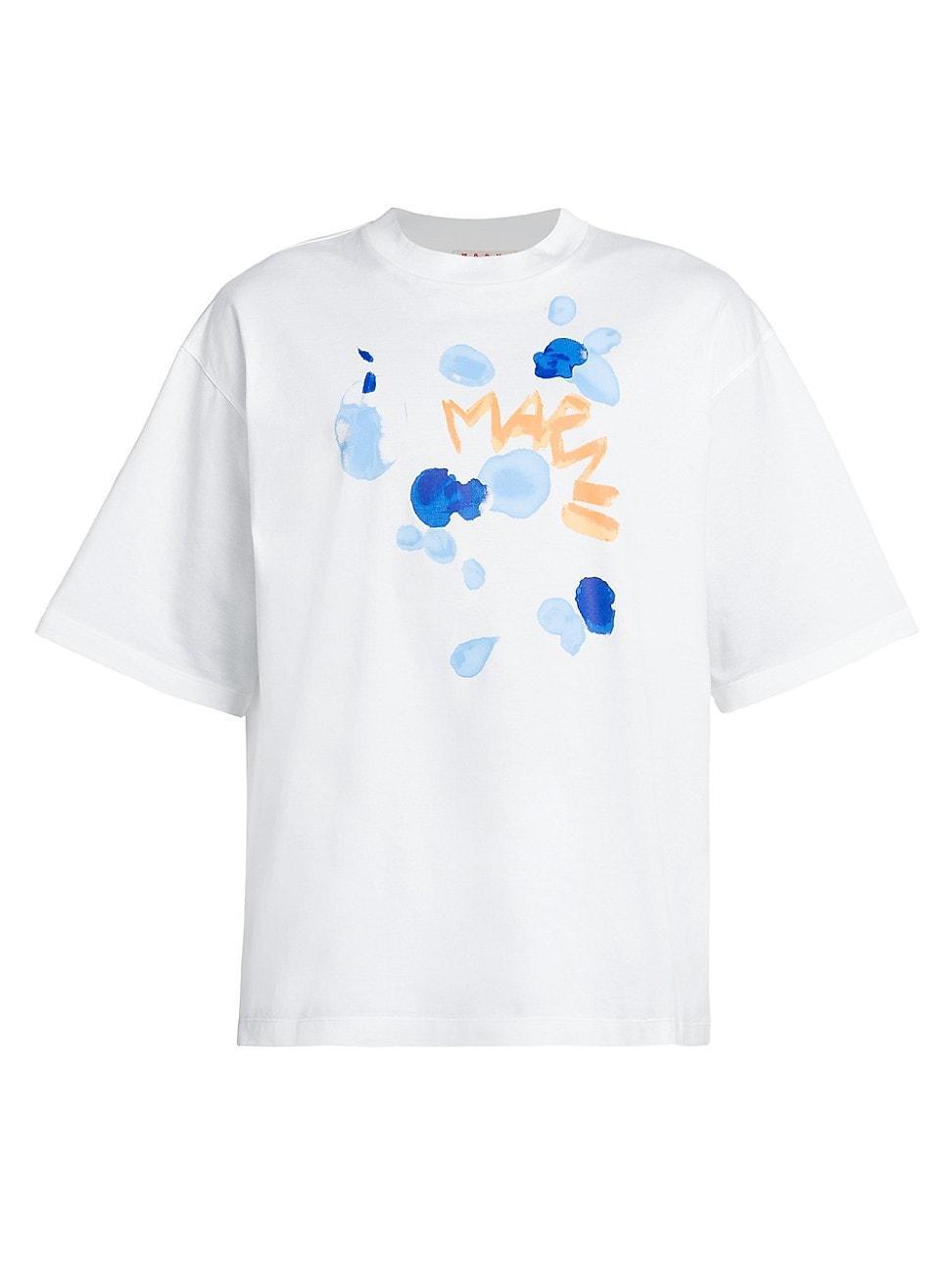 Mens Dripping Flower Logo T-Shirt Product Image