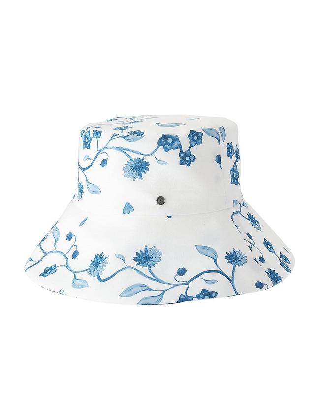 Womens Charlotte Floral Cotton Bucket Hat Product Image