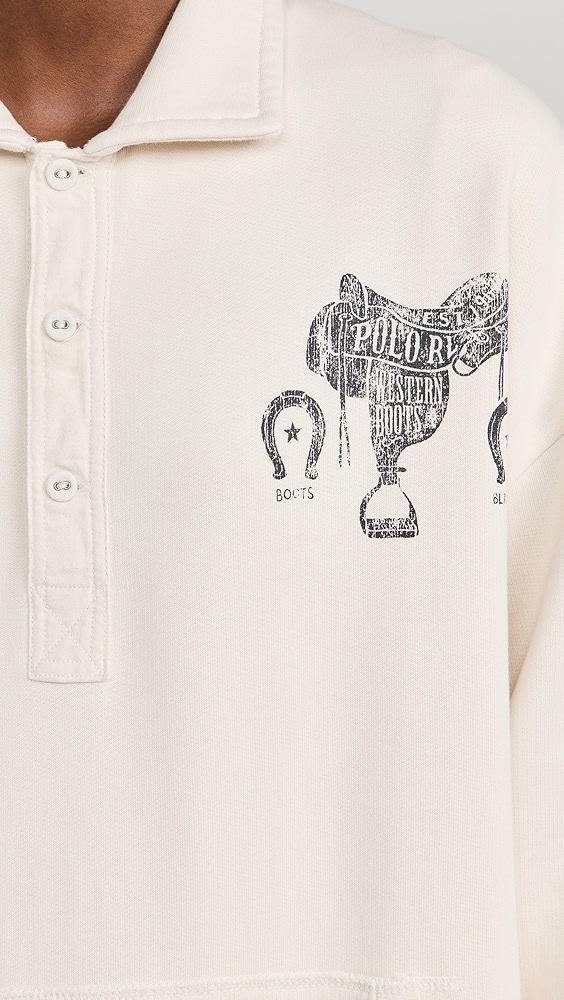 Polo Ralph Lauren Western Button Front Sweatshirt | Shopbop Product Image