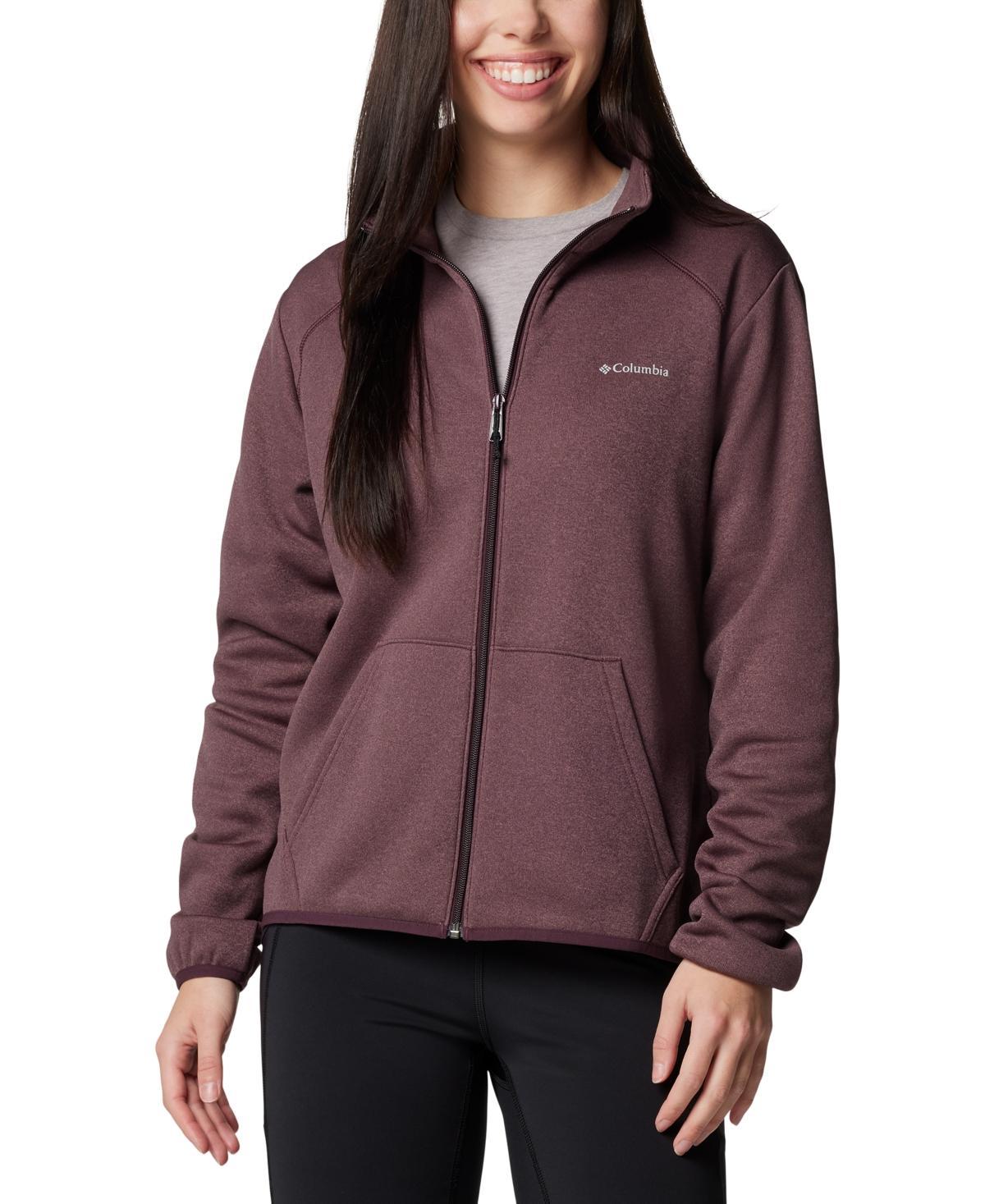 Columbia Womens Col Hike Tech Fleece Full-Zip Jacket Product Image