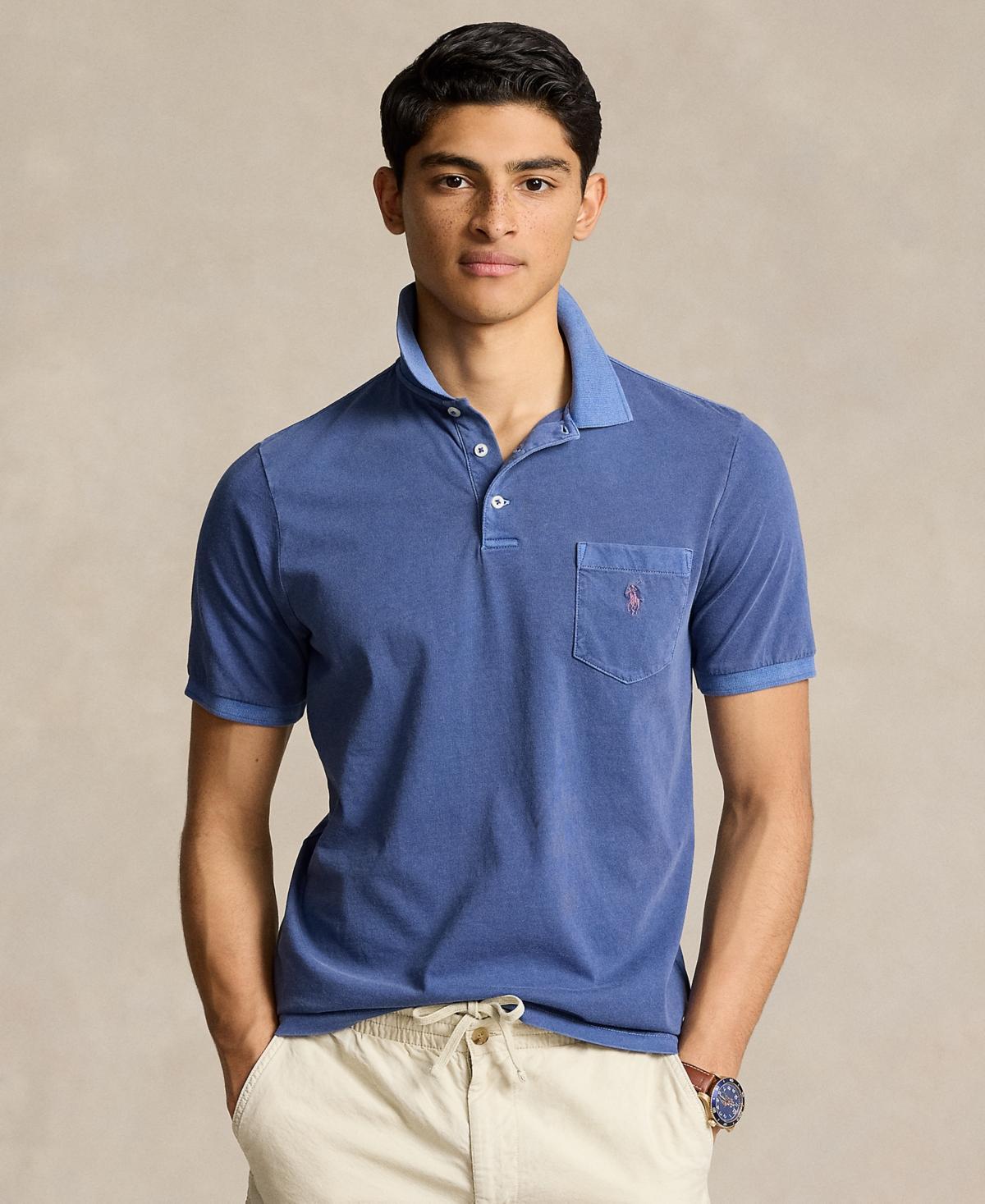 Men's Classic-Fit Garment-Dyed Polo Shirt Product Image