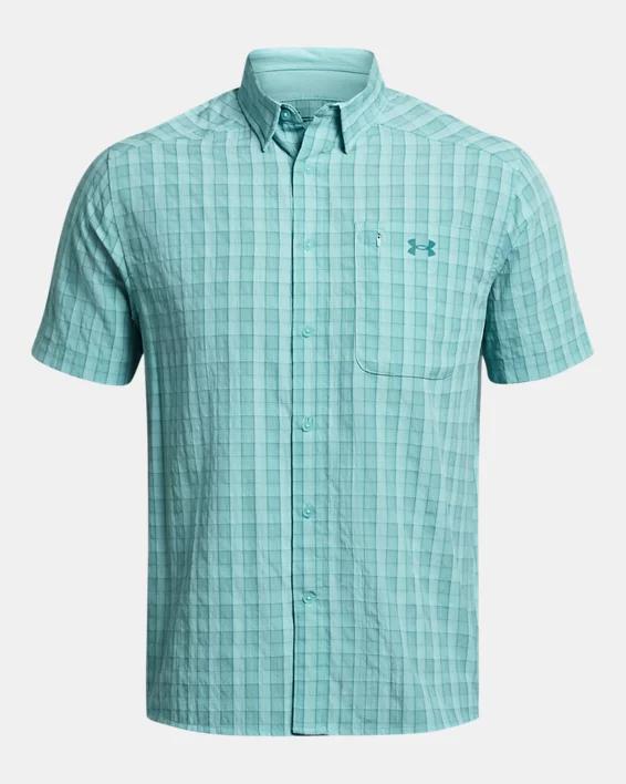 Mens UA Drift Tide 2.0 Plaid Short Sleeve Product Image